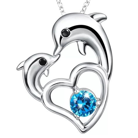 Collar Delfin Plata 925-0