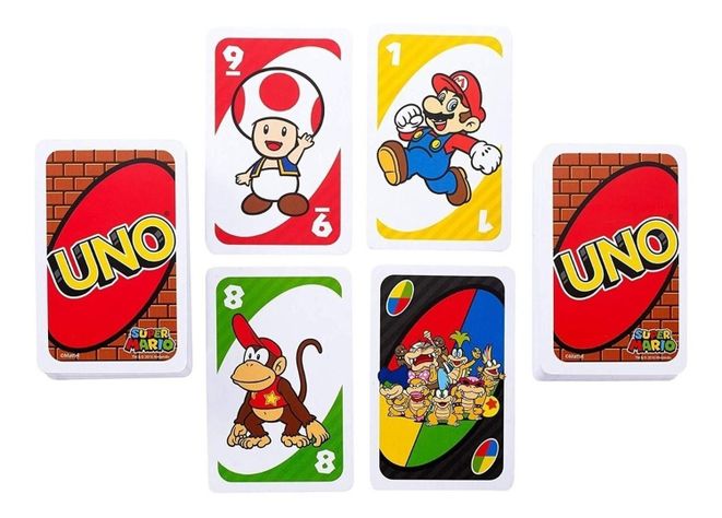 Juego De Carta Uno Super Mario Mattel Drd00-1