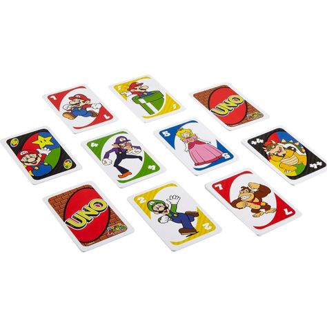 Juego De Carta Uno Super Mario Mattel Drd00-2