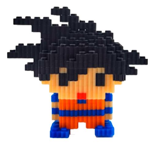 Armable 3d Micro Blocks Goku 10cm 450 Piezas-0