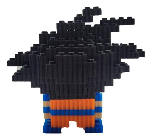 Armable 3d Micro Blocks Goku 10cm 450 Piezas-2