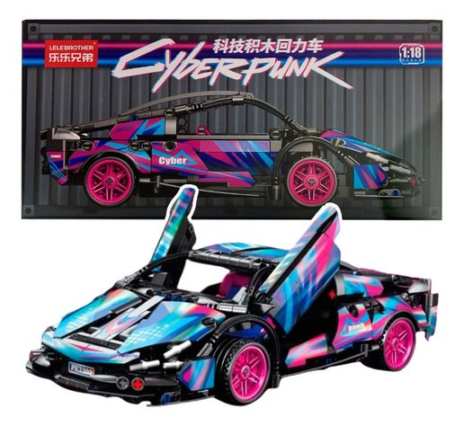 Auto Bloques A Escala 1/18 Cyberpunk-0