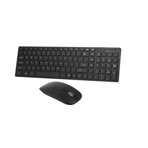 TECLADO MOUSE DM NEGRO K-06 ANTIDERRAME-0