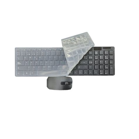 TECLADO MOUSE DM NEGRO K-06 ANTIDERRAME-1