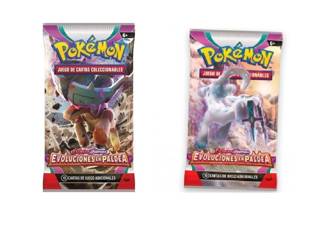 SOBRE 10 CARTAS POKÉMON PALDEA EVOLUCIÓN ESPAÑOL-1