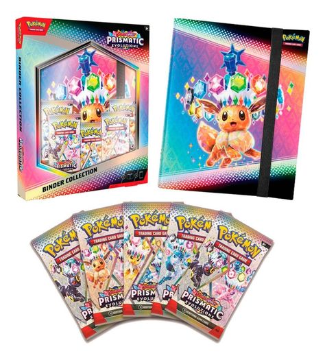 Carta Pokemon Prismatic Evolutions Binder Collection Ingles-0