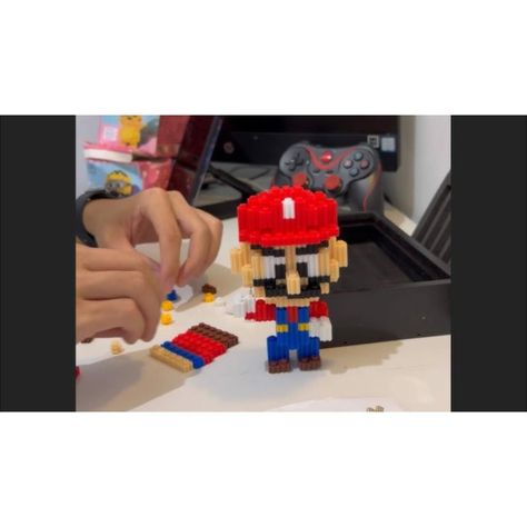 Armable 3d Micro Blocks Mario 9cm 521 Piezas-2
