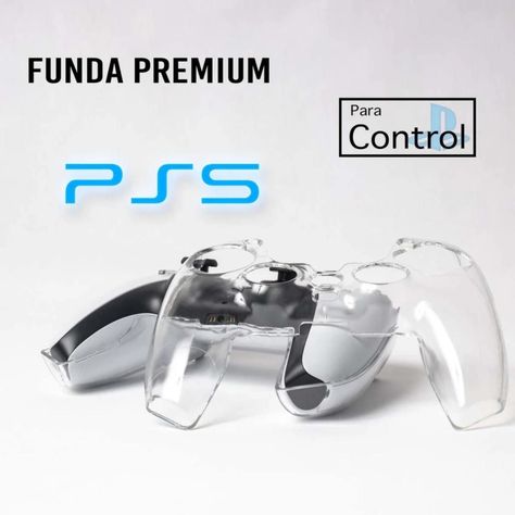 Ps5 Carcasa Protectorta 5 En 1 Transparente-1