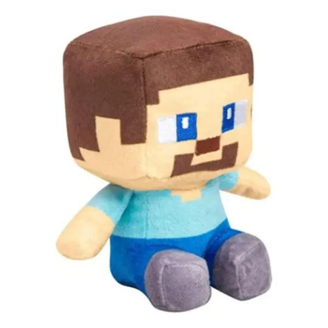 PELUCHE MINECRAFT 25CM STEVE-0