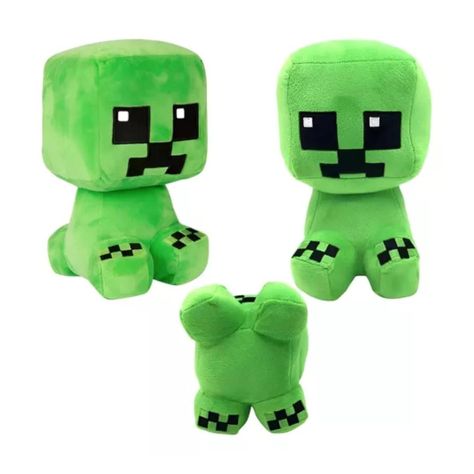 PELUCHE MINECRAFT 25CM CREEPER-0