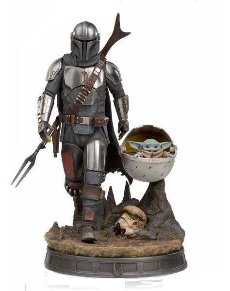 Figura The Mandalorian And Child 1/4 -0