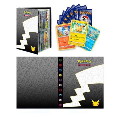 ALBUM POKEMON 240 U MAS 100 CARTAS POKEMON ORIGINALES-0