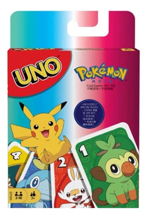 Juego De Cartas Uno De Pokemon-0