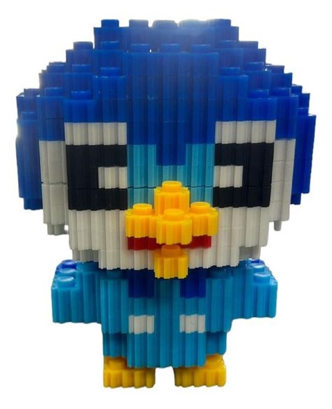 Armable 3d Micro Blocks Piplup 10cm 449 Piezas-0