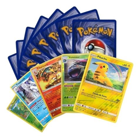 Cartas Pokémon Originales 100 Unidades Pack01-1