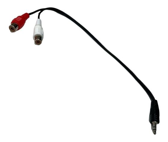 Cable Adaptador Rca 2 Hembras A 3.5 Macho Dm-1