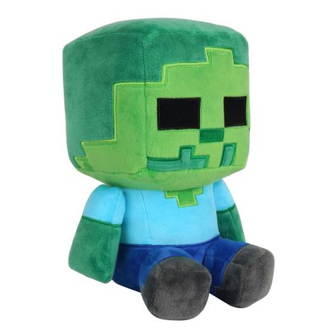 PELUCHE MINECRAFT 25CM ZOMBIE-0
