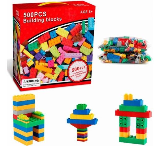 Caja 500 Piezas De Bloques Bricks-0