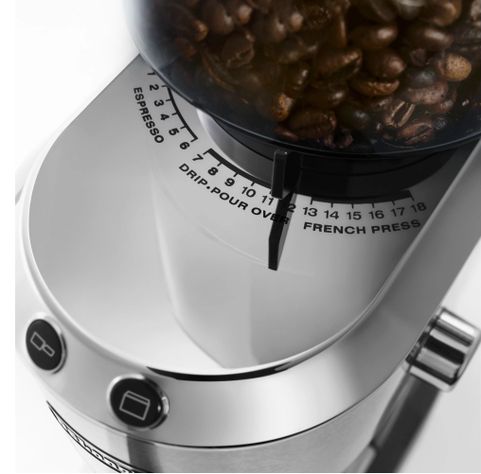 Molinillo de Cafe De Longhi Dedica Plata KG520M-1