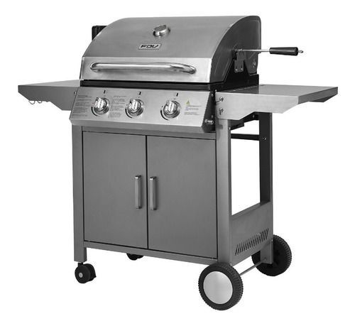 Parrilla A Gas Licuado Fdv Elegance 3 Quemadores-1