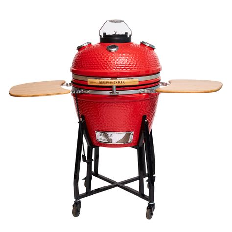 Parrilla Kamado Simple Cook Tokio Red-0