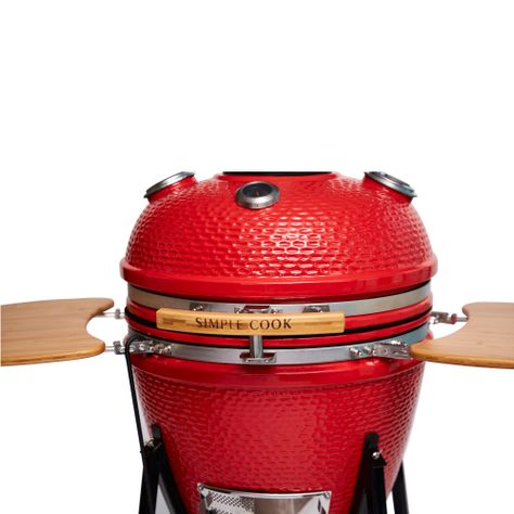 Parrilla Kamado Simple Cook Tokio Red-4