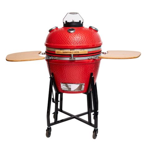 Parrilla Kamado Simple Cook Tokio Red-7