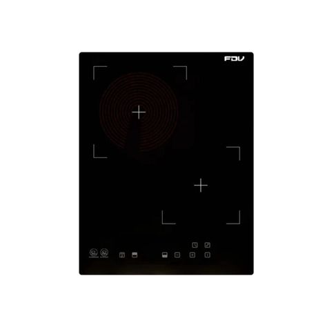 Encimera Fdv Vitrocerámica 2 Black-0