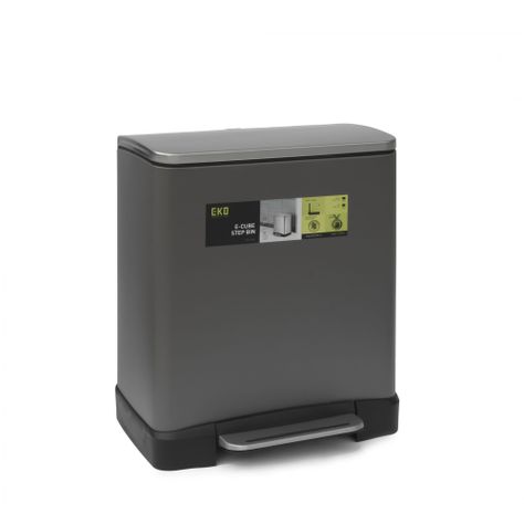 Basurero Soft Grey EKO 20 LT-0