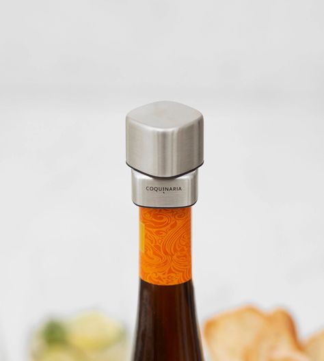 Set Sellador de vino y espumante al vacio 2 pzs Coquinaria-2