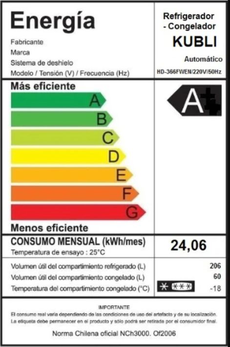 Refrigerador Kubli Neu No Frost 2.0 266L-8