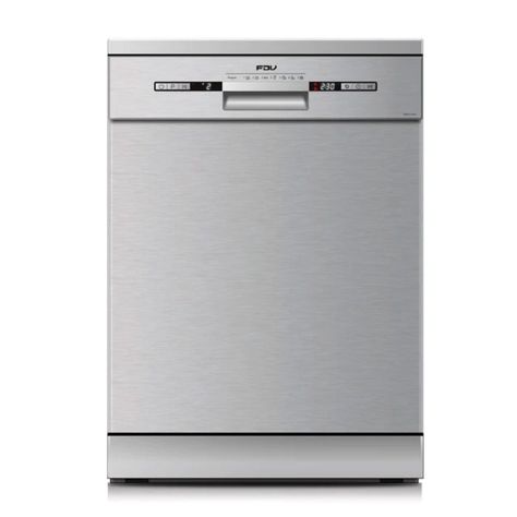 Lavavajillas Free Standing  Fdv Element 14 Cubiertos Gris-0