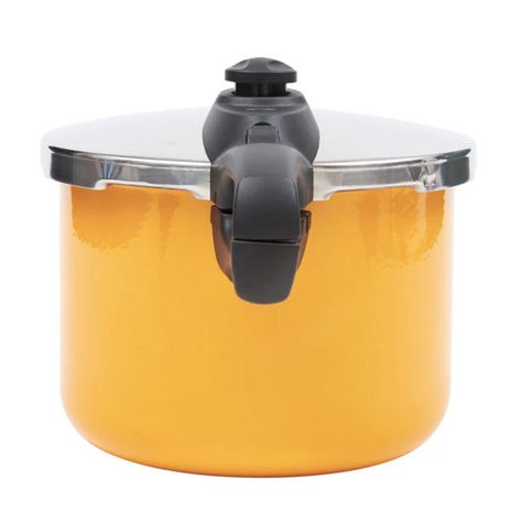 Olla presion Simple Cook Cassis amarilla 6 lts-2