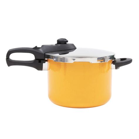 Olla presion Simple Cook Cassis amarilla 6 lts-4