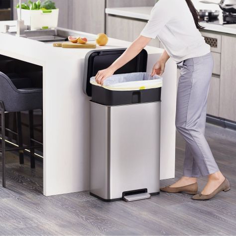 Basurero Eko Cozy Inox 45 Lts-4