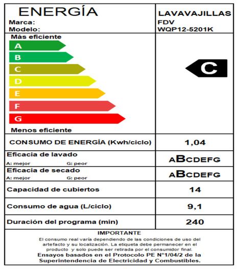Lavavajillas FS FDV Chef 14C-6