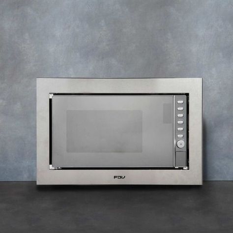 Microondas Empotrado Fdv Silver - 25 Litros C/marco Inox-1