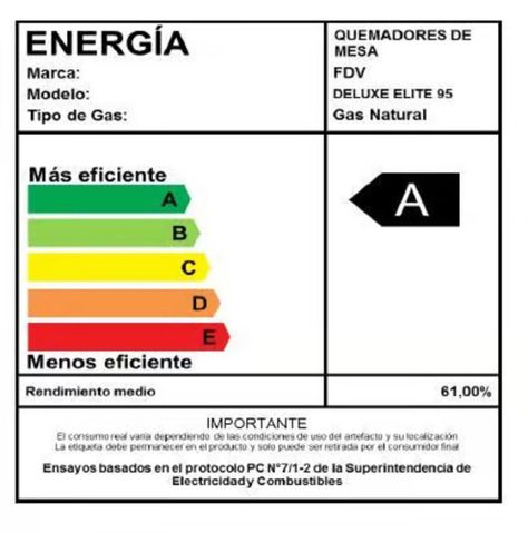 Encimera Gas Licuado Fdv Deluxe Elite 95-7
