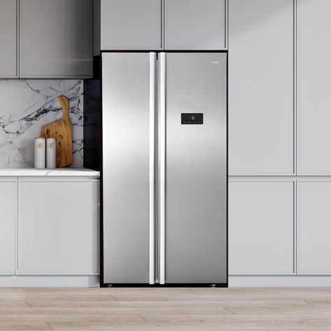 Refrigerador Side by Side Slim 442 Lts FDV Silver.-4