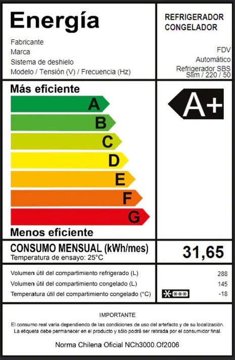 Refrigerador Side by Side Slim 442 Lts FDV Silver.-6
