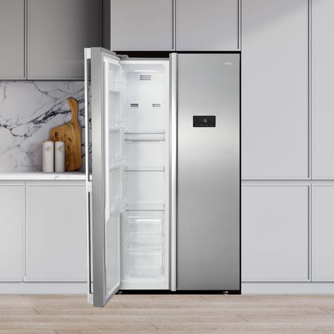 Refrigerador Side by Side Slim 442 Lts FDV Silver.-8