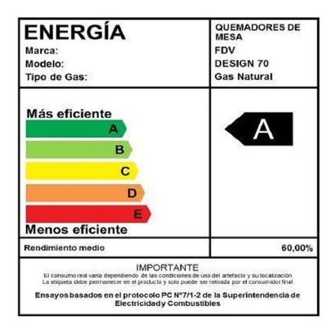 Encimera Gas Natural Fdv Design 70 Cm-5