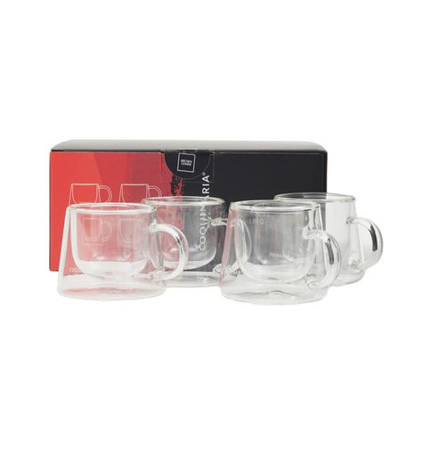 Set 4 Tazas de Espresso 80 ml Coquinaria-1