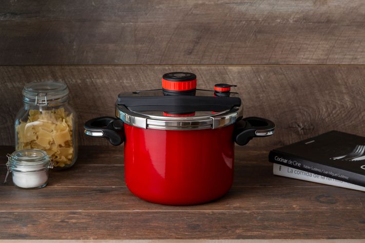 Olla Presion Simple Cook Avignon Roja 6 lts-3