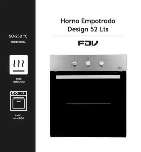 Horno Eléctrico Fdv Design - 57 Litros-3