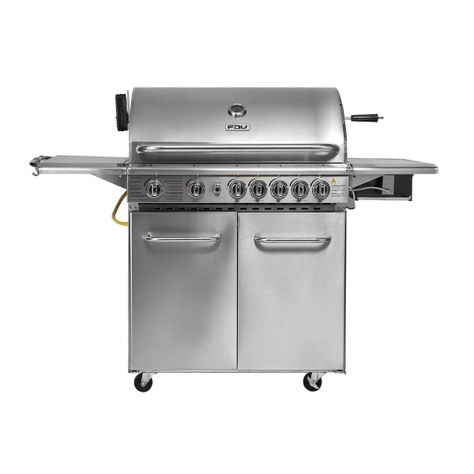 Parrilla A Gas Licuado Fdv Smart 7 Quemadores-0