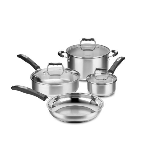 Bateria Cuisinart Acero Inoxidable 7 Pzs-0