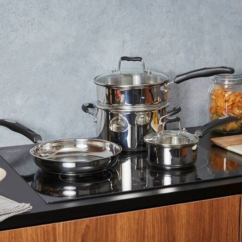 Bateria Cuisinart Acero Inoxidable 7 Pzs-8