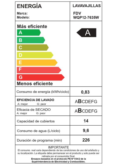 Lavavajillas FS FDV Acqua 14C-6