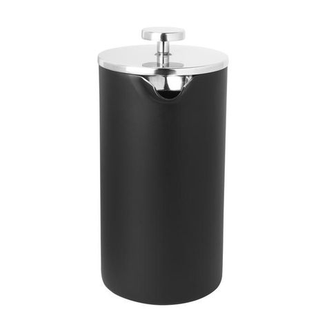 Cafetera prensa francesa Simple Cook Bolonia negra-2